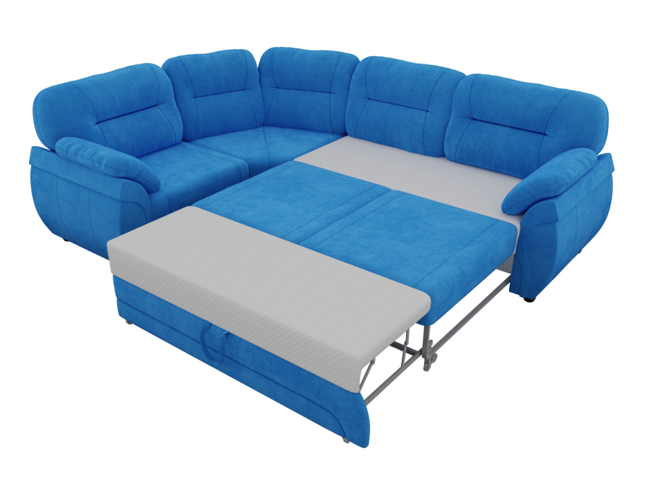 Диваны угловые в гостиную, Диван угловой Бруклин левый угол, велюр