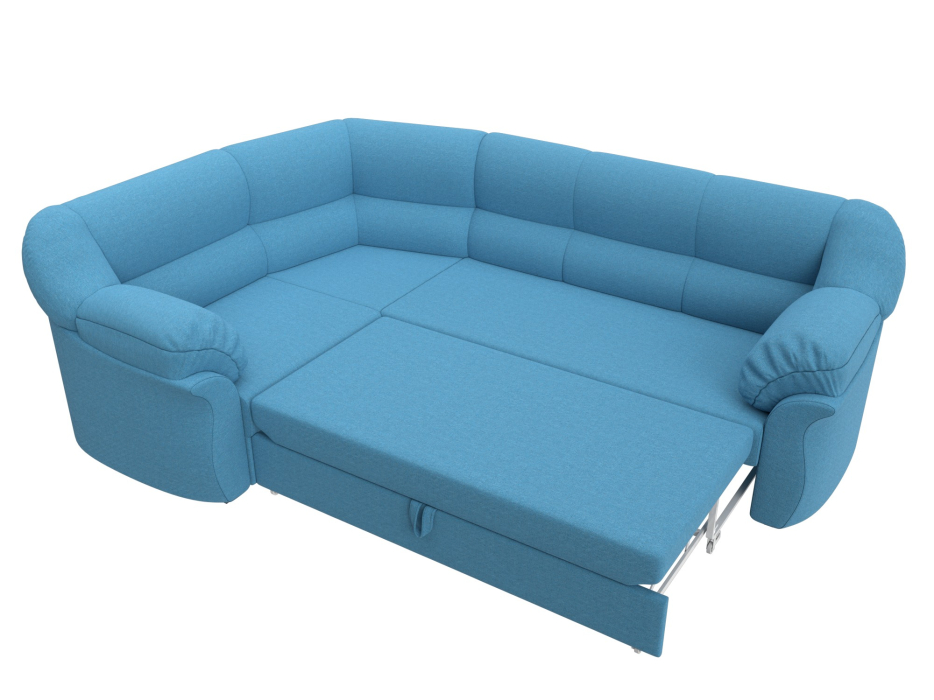 Диваны угловые в гостиную, Диван угловой Карнелла левый угол, рогожка Амур