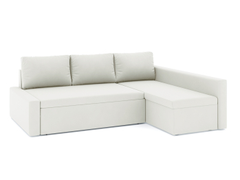 Диван-кровать угловой Фрихетен дельфин, велюр