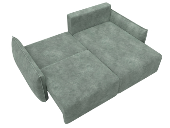 Диван угловой Лига-051 НПБ угол универсальный, велюр BRUT