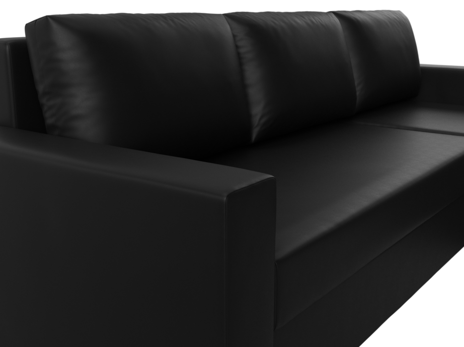 Диваны угловые в гостиную, Угловой диван Траумберг Лайт правый угол, экокожа