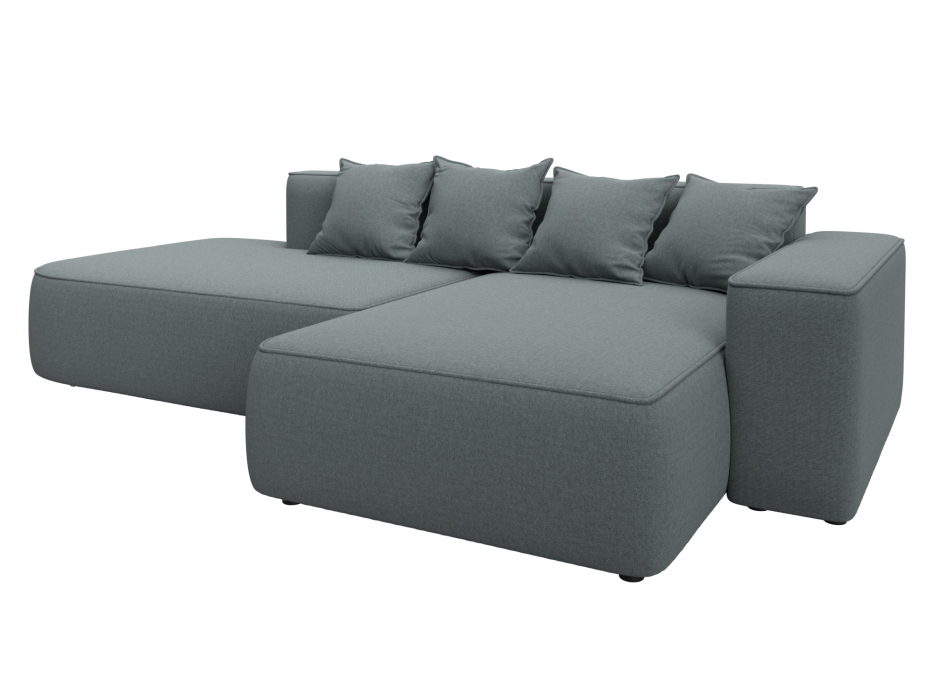 Диваны угловые в гостиную, Диван угловой Лига-065 угол правый, рогожка Амур