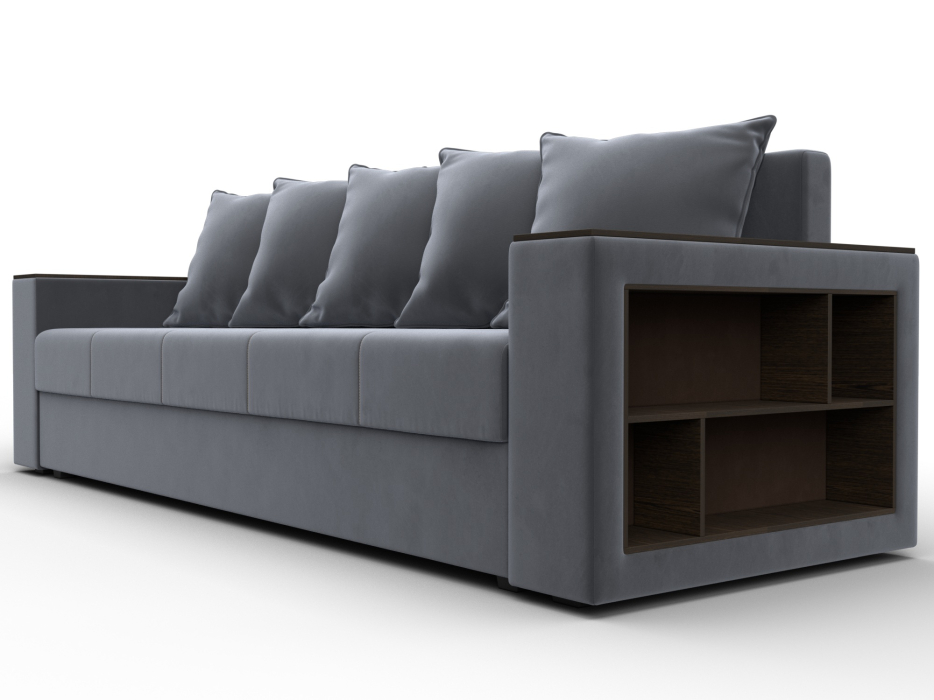 Диваны прямые, Диван прямой Дубай Лайт, велюр