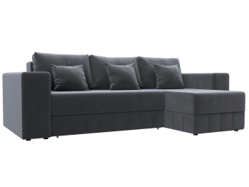 Диван угловой Лига-076 угол универсальный, велюр SEVEN