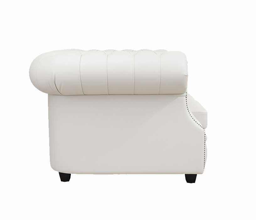 Дизайнерские диваны для гостиной, Диван Честер  Лофт 3-х местный, экокожа