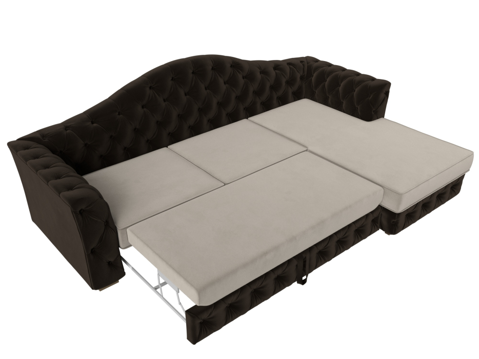 Диваны угловые в гостиную, Диван угловой Артис правый угол, микровельвет