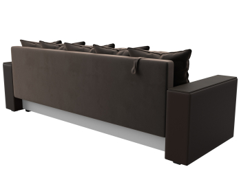 Диван прямой Дубай Лайт, велюр/экокожа