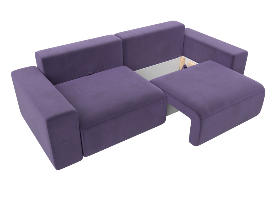 Диваны еврокнижки, Диван прямой Лига-036 Классик, велюр