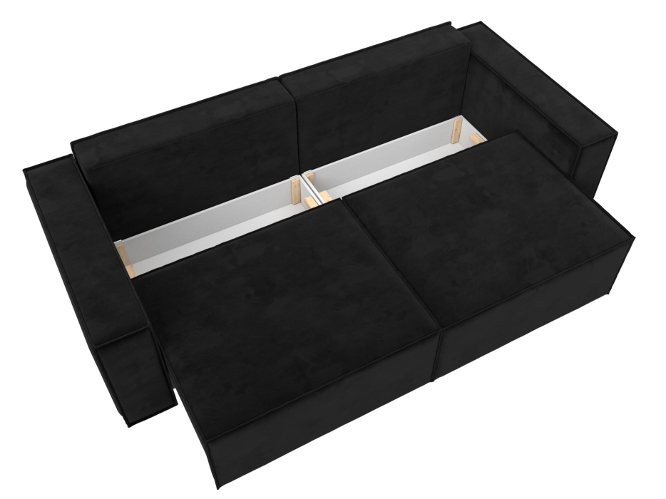 Диваны выкатные, Диван прямой Куба, велюр