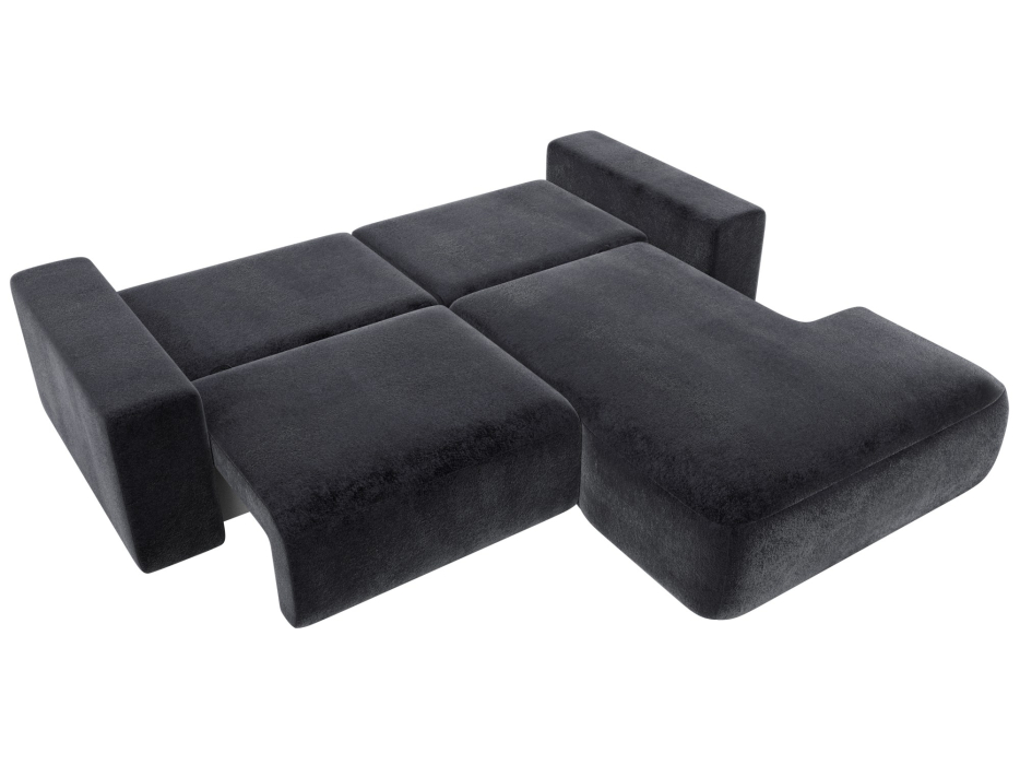 Диваны угловые в гостиную, Диван угловой Лига-036 НПБ Классик правый угол, велюр TOWER 