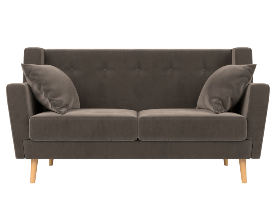 Диваны прямые кухонные, Прямой диван Брайтон 2, велюр