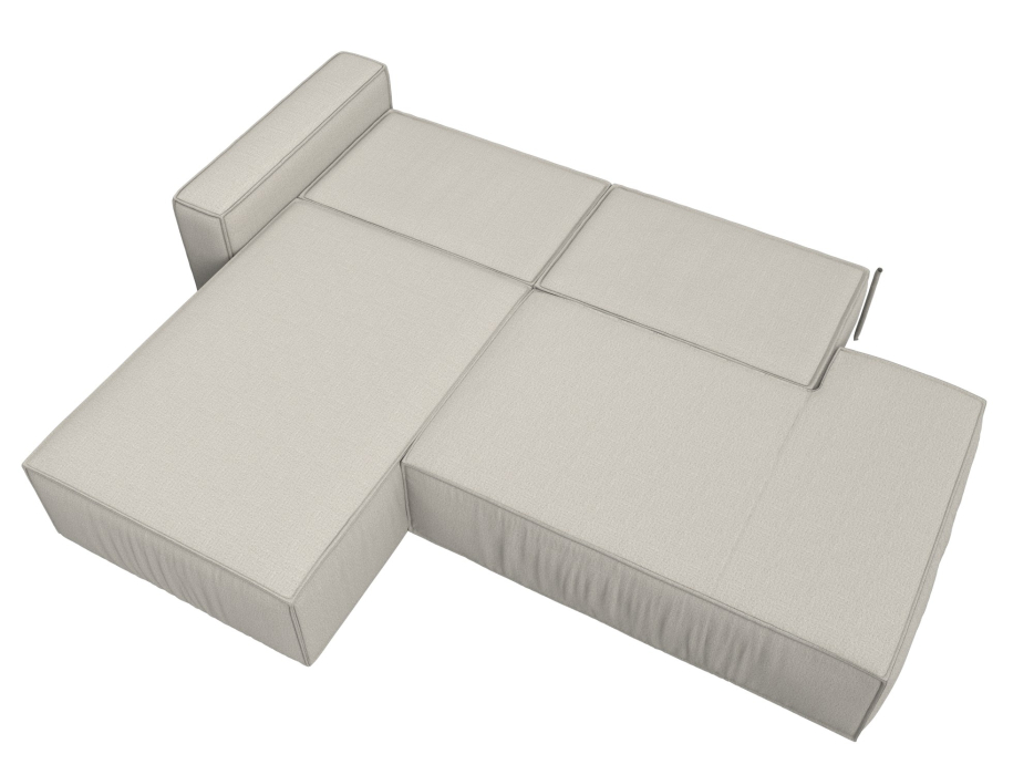 Диваны угловые в гостиную, Диван угловой Прага Модерн левый угол, рогожка Амур