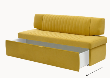 Прямой кухонный диван Аргус 168 ящик