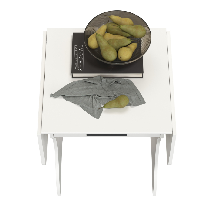 Обеденные столы, Стол обеденный раскладной с ящиком 6-02.120