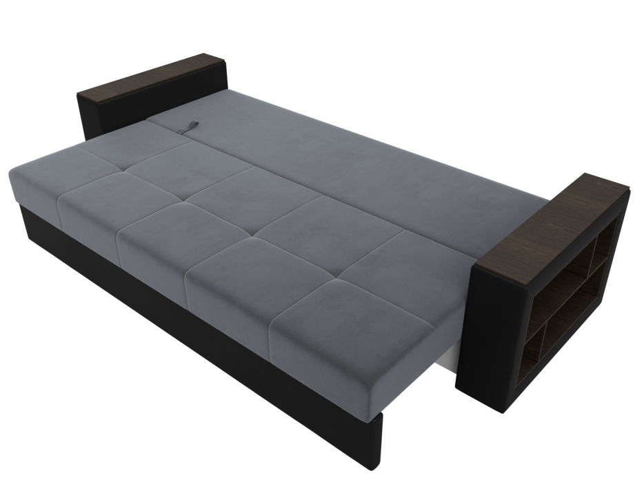 Диваны прямые, Диван прямой Дубай Лайт, велюр/экокожа