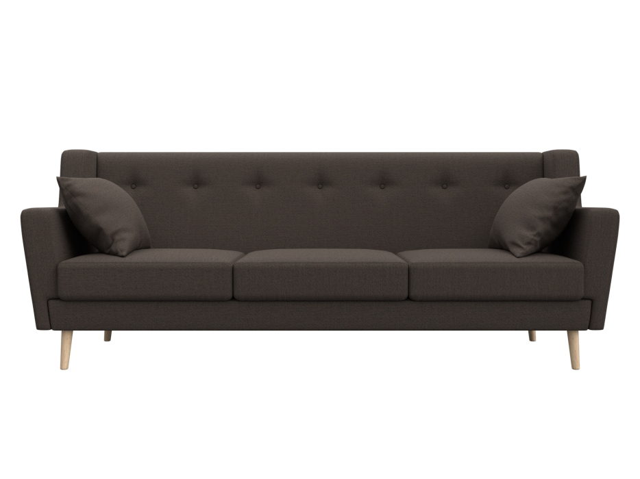 Диваны прямые кухонные, Диван кухонный прямой Брайтон 3, рогожка Амур