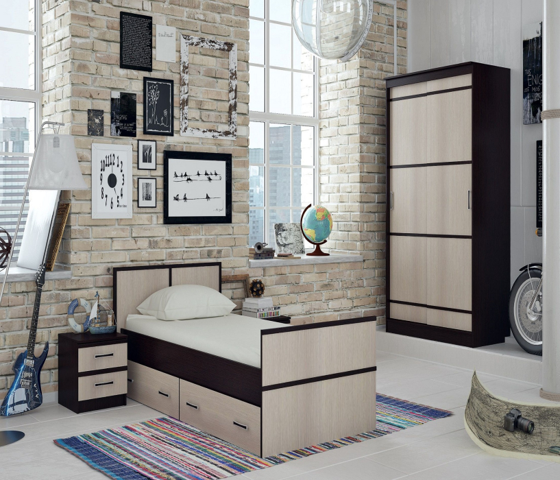Спальные гарнитуры, Спальня Сакура Компоновка 4