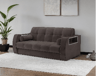 Диван аккордеон Барон №3 НПБ 155х200 Микровелюр