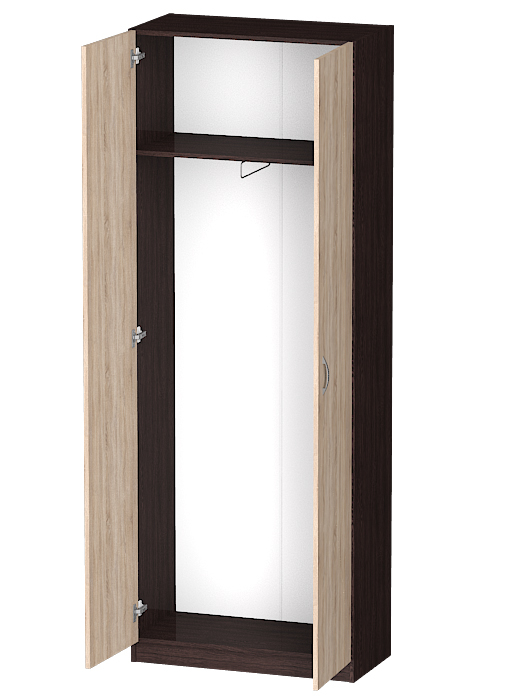 Для одежды, Распашной шкаф Лайф для одежды 80*40*215 Венге