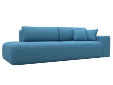 Диваны еврокнижки, Диван прямой Лига-036 НПБ Модерн подлокотник справа, рогожка Амур