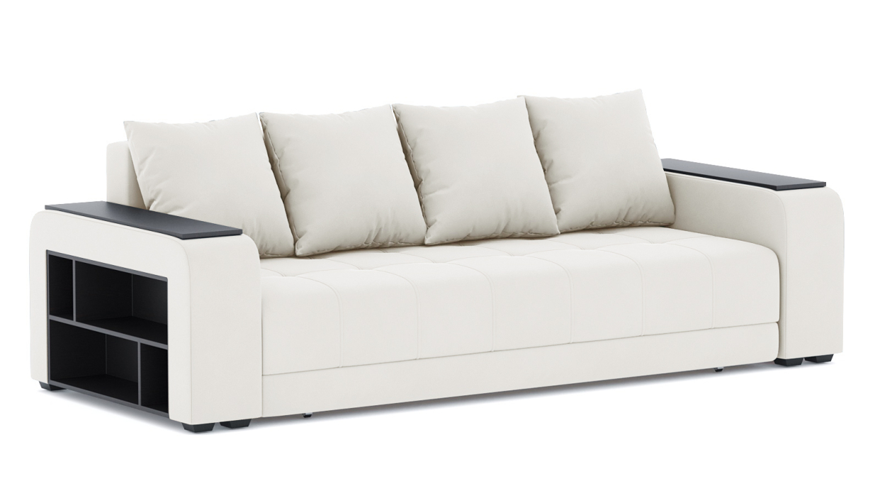 Диваны еврокнижки, Диван-кровать Дубай Лайт еврокнижка, велюр