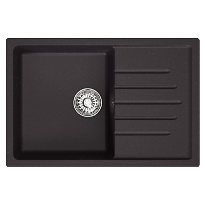 Кухонные мойки, Мойка ML-GM19 с крылом, 750*500*200мм NEW