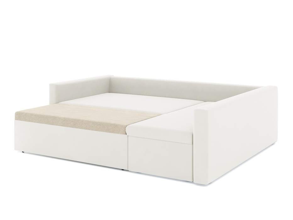 Диваны угловые в гостиную, Диван-кровать угловой Мансберг дельфин, велюр