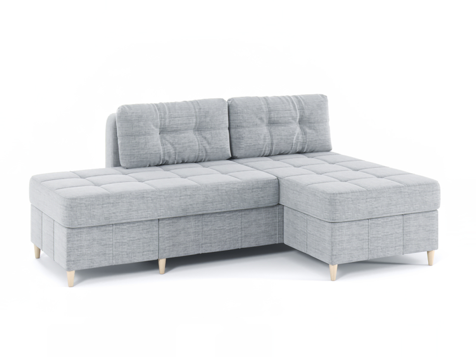 Диваны угловые в гостиную, Диван-кровать угловой Оливер Люкс 2 еврокнижка-трансформер, рогожка