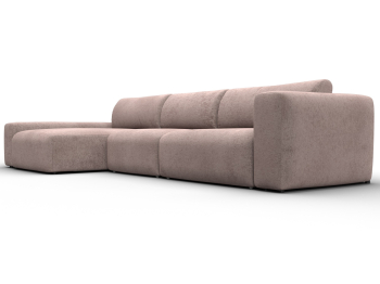 Диван угловой Лига-066 НПБ Лонг угол левый, велюр TOWER