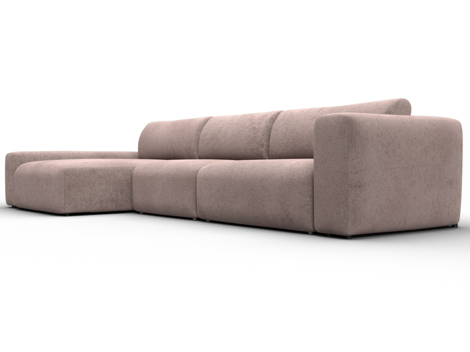 Диваны угловые в гостиную, Диван угловой Лига-066 НПБ Лонг угол левый, велюр TOWER