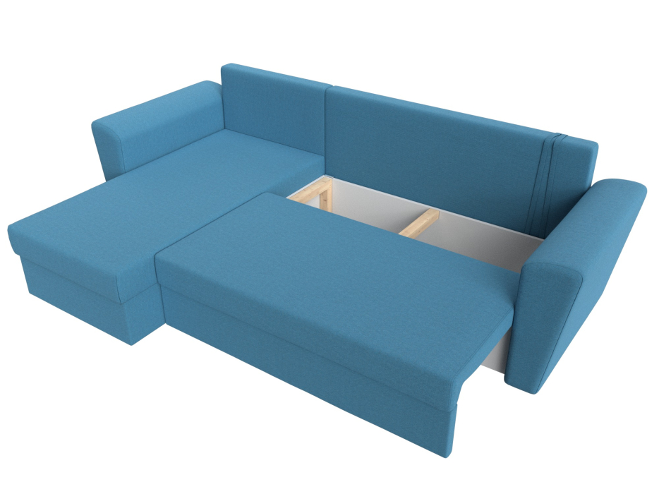 Диваны угловые в гостиную, Угловой диван Амстердам Лайт левый угол, рогожка