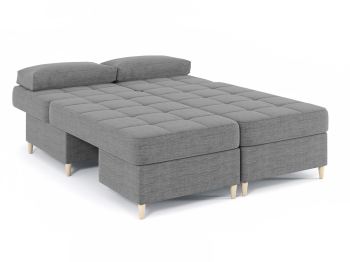 Диван-кровать угловой Оливер 2 еврокнижка-трансформер, рогожка