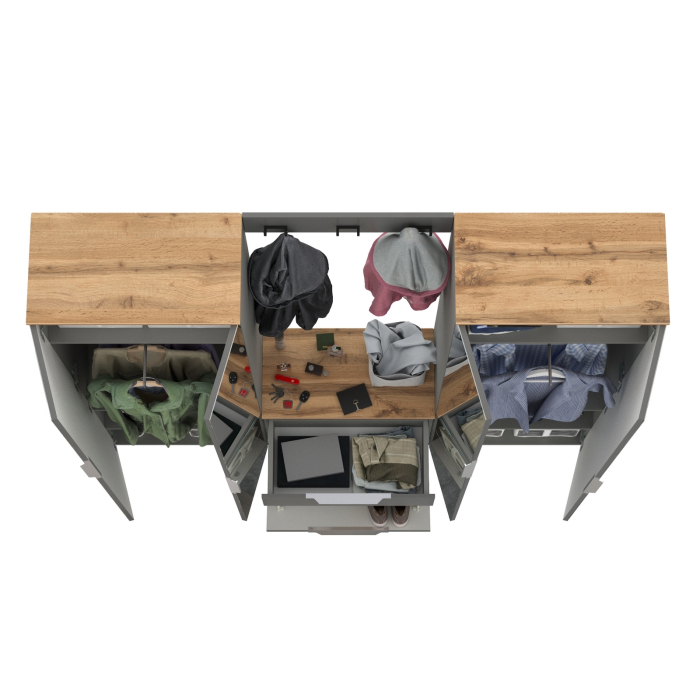 Прихожие, Мебель для маленькой прихожей Октава № 26