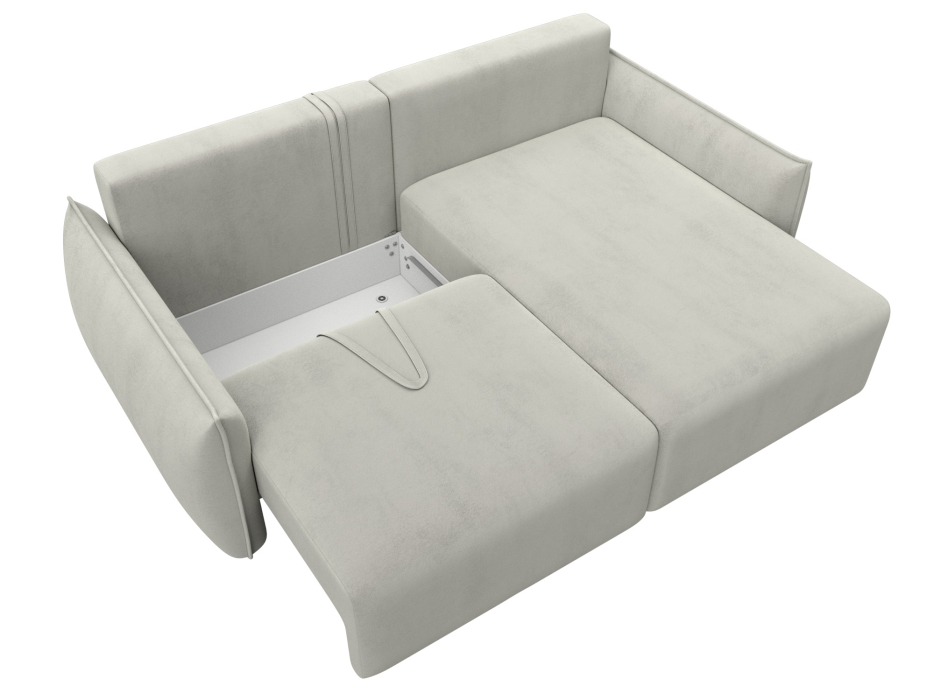 Диваны угловые в гостиную, Диван угловой Лига-051 НПБ угол универсальный, велюр TOWER