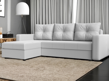 Угловой диван Ливерпуль Лайт левый угол, экокожа