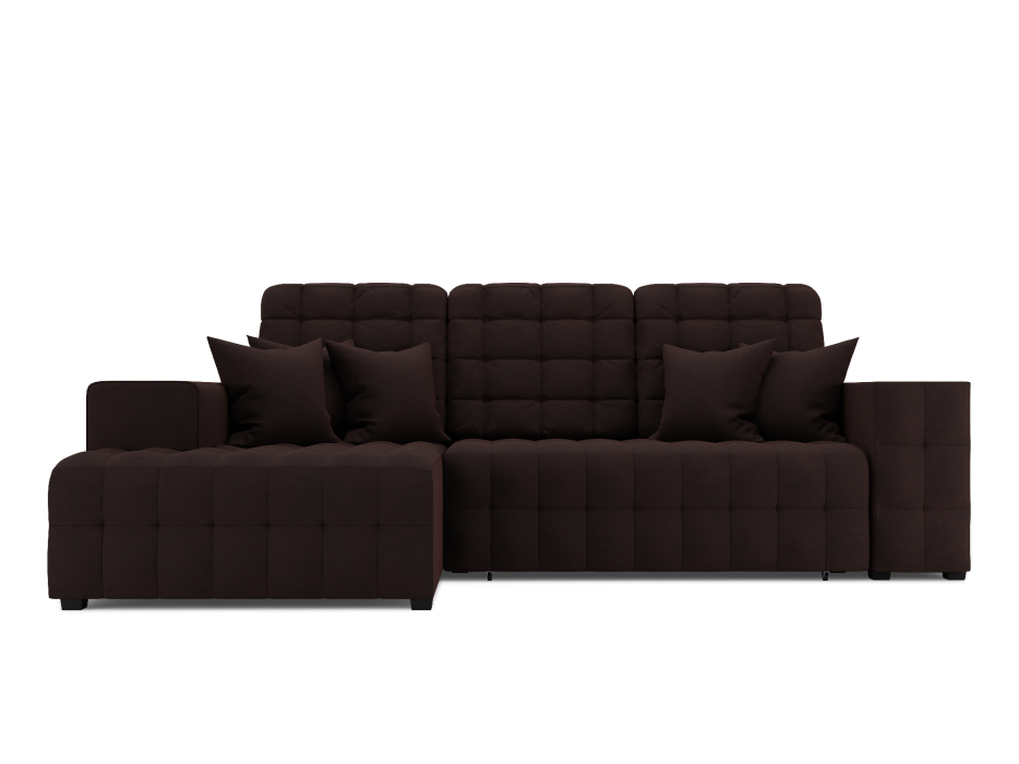 Диваны угловые в гостиную, Диван Мадрид Левый угол (Велюр)