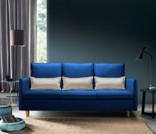 Диван кровать прямой Оливер,микровелюр