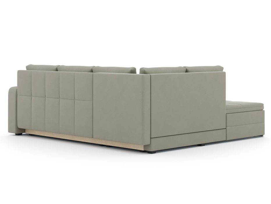 Диваны угловые в гостиную, Диван-кровать угловой еврокнижка Бромен, рогожка