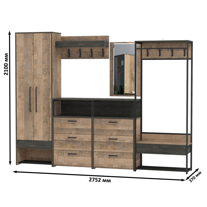 Прихожие, Прихожая для большой квартиры Трувор № 242