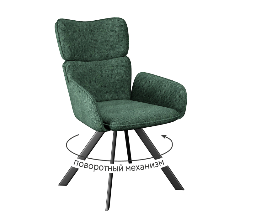 Стулья, Стул DikLine 501 поворотный (SB)/опоры черные