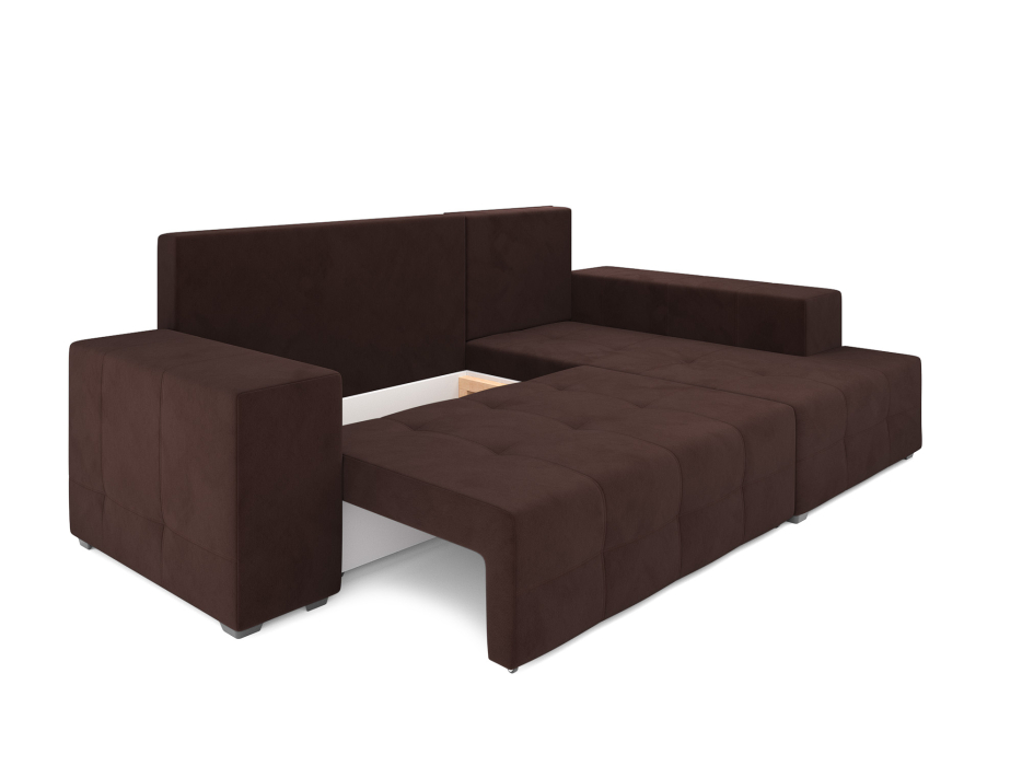 Диваны угловые в гостиную, Диван угловой Монреаль Правый угол (Велюр)