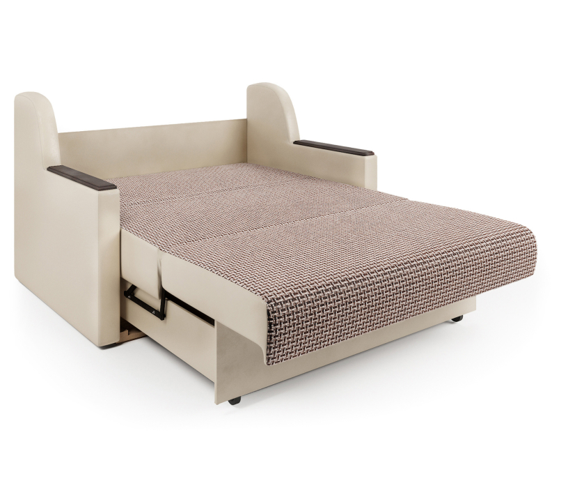 Диваны с ящиком для белья, Диван-кровать Аккорд Д 160, корфу/ экокожа