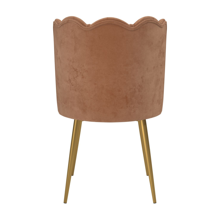 Стулья, Стул Юта (велюр тенерифе/металл золотой)
