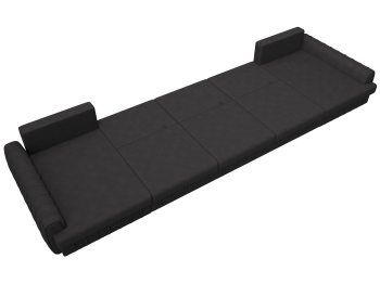 Диван П-образный Лига-057 НПБ МегаЛонг, замша JOLY