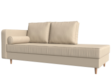 Кушетка кровать, Кушетка Прайм, экокожа, левый угол