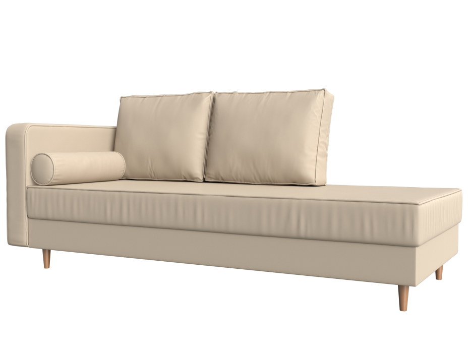 Кушетка кровать, Кушетка Прайм, экокожа, левый угол