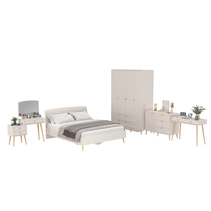 Спальные гарнитуры, Набор корпусной мебели в спальню Афина с кроватью 1600