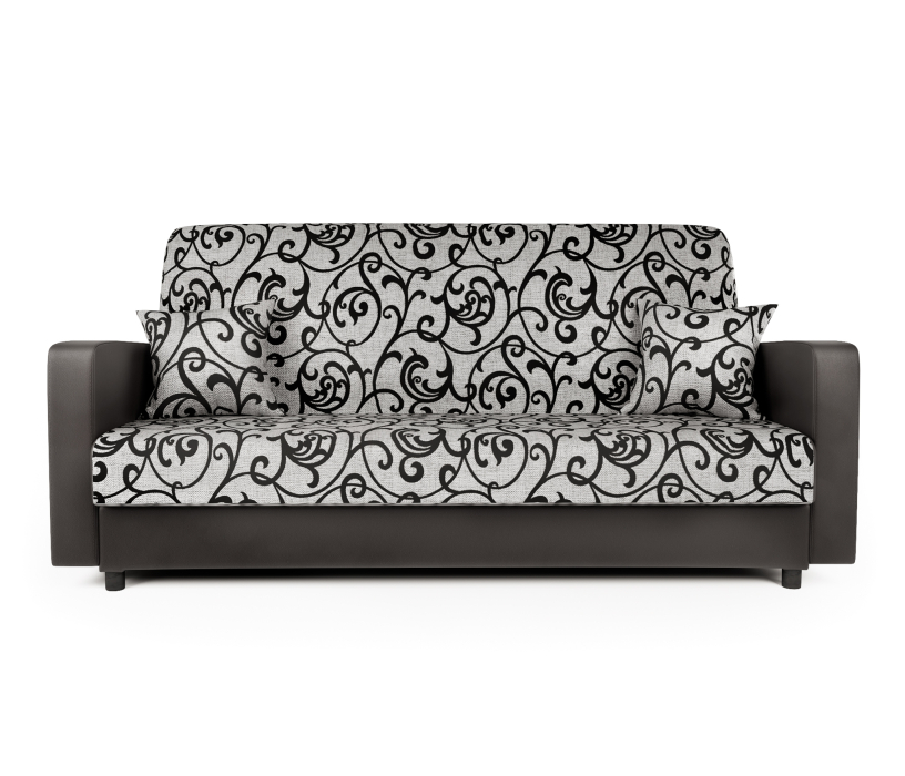 Диваны с ящиком для белья, Диван-книжка Мелодия 140, шенилл/ экокожа