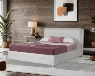 Кровать Граф 160 см (Экокожа)