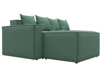 Диван угловой модульный Лига-063 угол левый, рогожка Амур